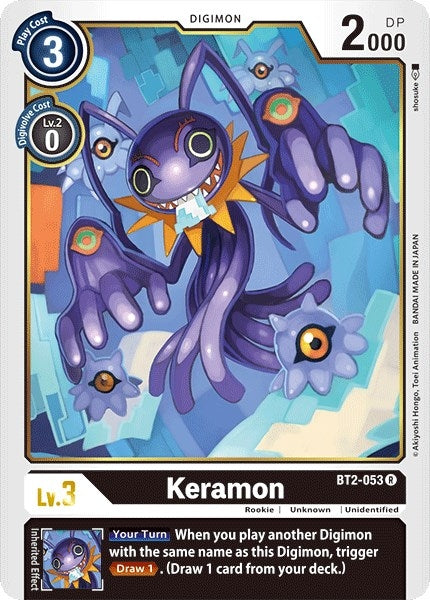 Image for Keramon (BT2-053 R) (BT01-03A) - Digimon Card Game