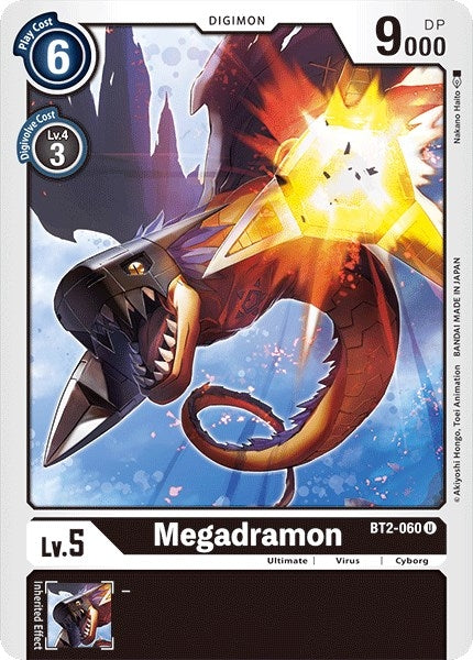 Image for Megadramon (BT2-060 U) (BT01-03A) - Digimon Card Game