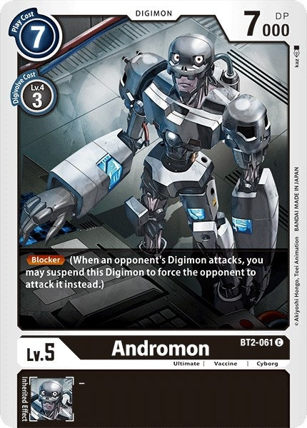 Image for Andromon (BT2-061 C) (BT01-03A) - Digimon Card Game