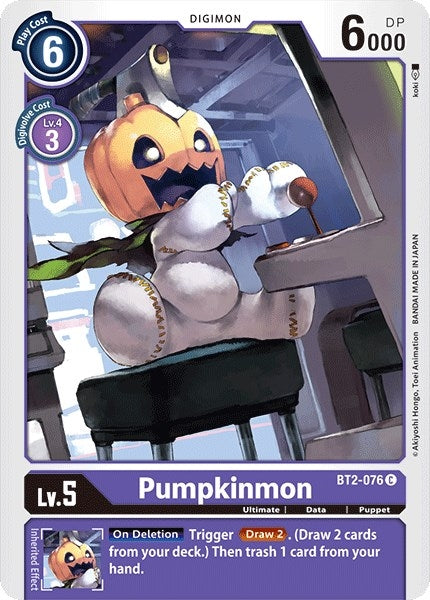 Image for Pumpkinmon (BT2-076 C) (BT01-03A) - Digimon Card Game