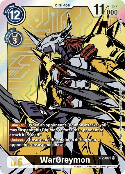 Image for WarGreymon - BT2-065 (Alternate Art) (BT2-065 SR) (BT01-03A) - Digimon Card Game