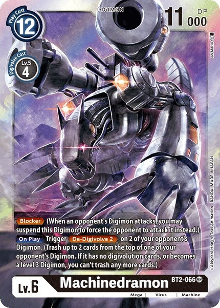 Image for Machinedramon (BT2-066 SR) (BT01-03A) - Digimon Card Game