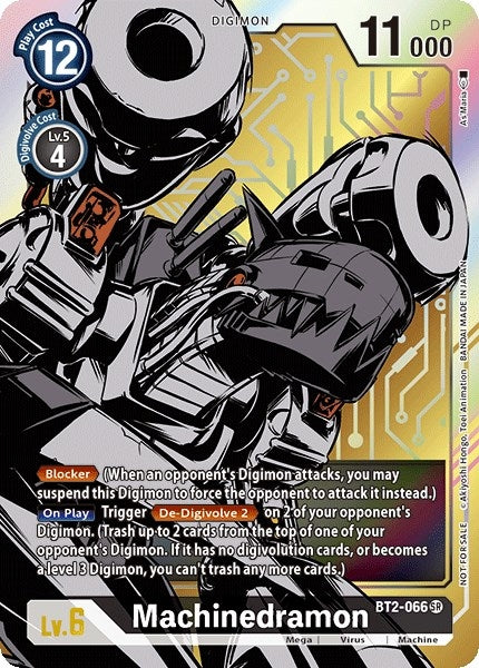 Image for Machinedramon - BT2-066 (Dash Pack Ver. 1.0) (BT2-066 SR) (BT01-03A) - Digimon Card Game