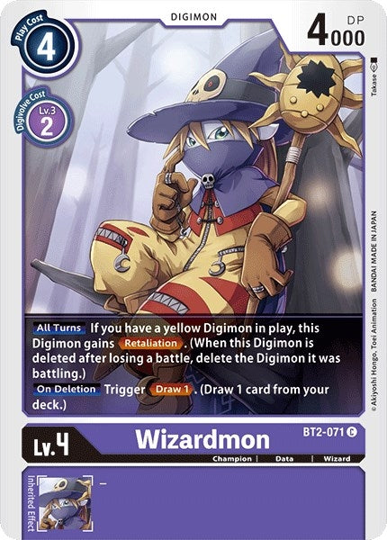 Image for Wizardmon (BT2-071 C) (BT01-03A) - Digimon Card Game