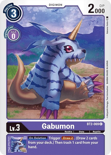 Image for Gabumon - BT2-069 (BT2-069 C) (BT01-03A) - Digimon Card Game