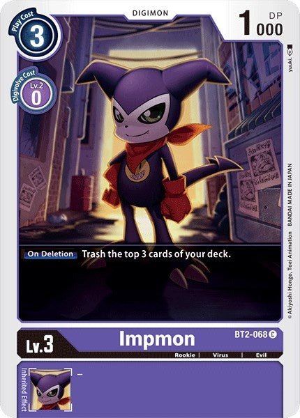 Image for Impmon (BT2-068 C) (BT01-03A) - Digimon Card Game