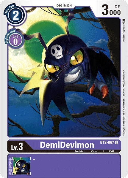 Image for DemiDevimon (BT2-067 U) (BT01-03A) - Digimon Card Game