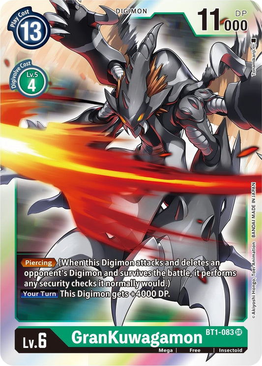 Image for GranKuwagamon (BT1-083 SR) (BT01-03B) - Digimon Card Game