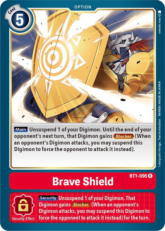 Image for Brave Shield (BT1-095 R) (BT01-03B) - Digimon Card Game