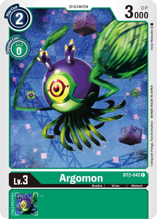 Image for Argomon - BT2-042 (BT2-042 C) (BT01-03B) - Digimon Card Game