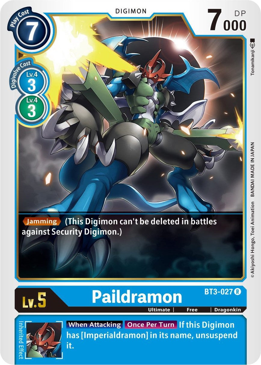 Image for Paildramon (BT3-027 R) (BT01-03B) - Digimon Card Game