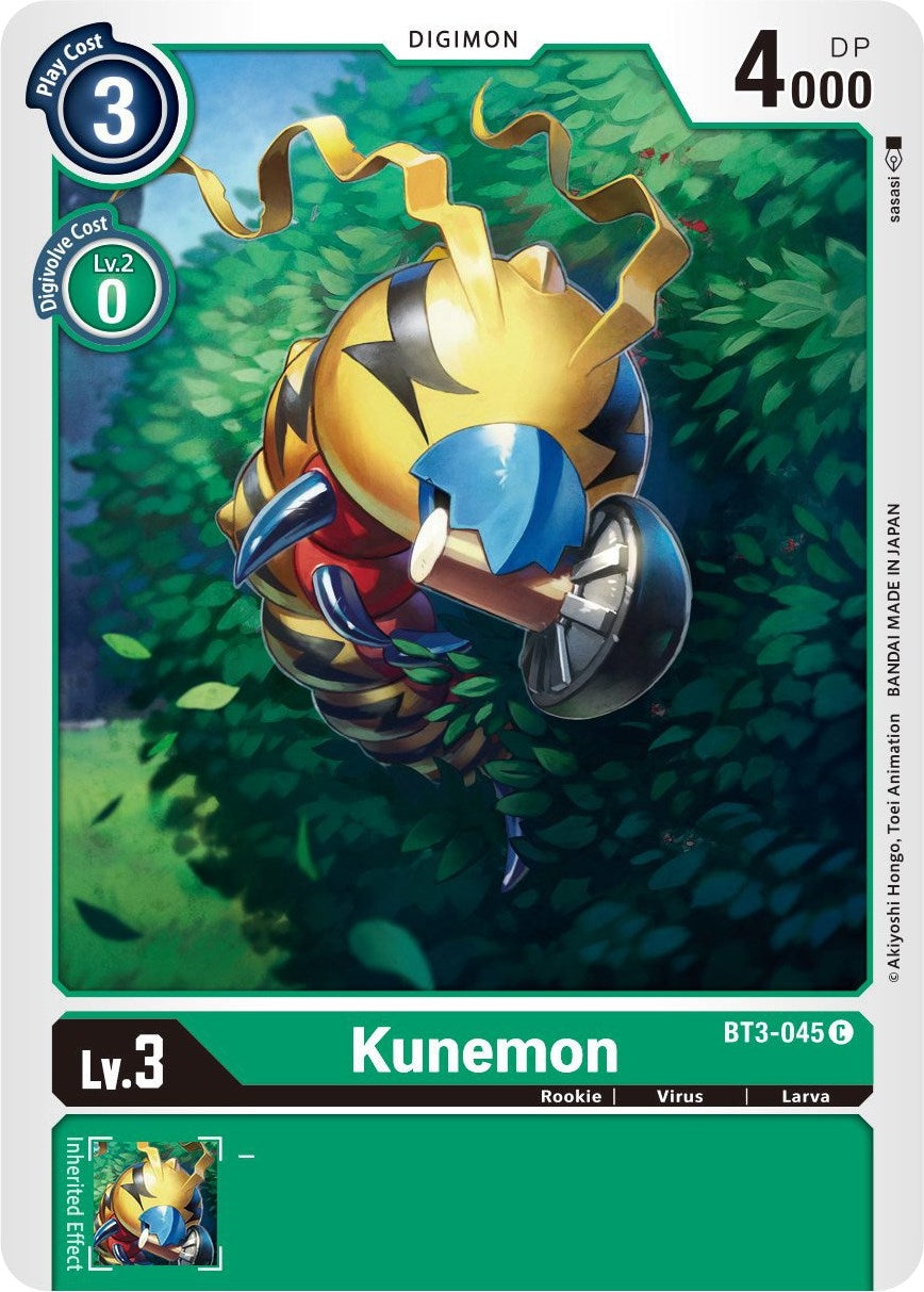 Image for Kunemon (BT3-045 C) (BT01-03B) - Digimon Card Game