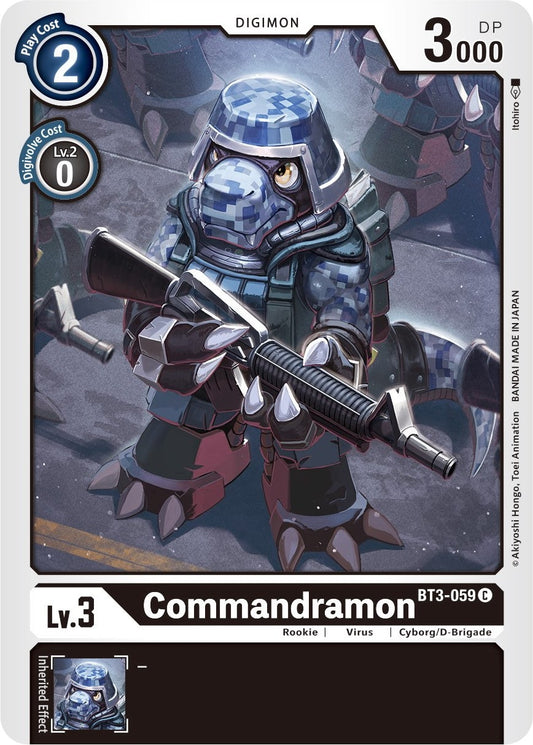 Image for Commandramon (BT3-059 C) (BT01-03B) - Digimon Card Game