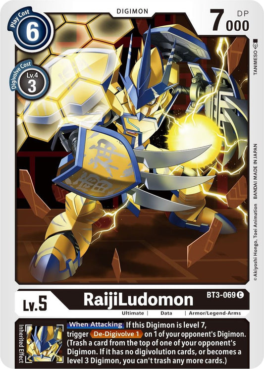 Image for RaijiLudomon (BT3-069 C) (BT01-03B) - Digimon Card Game