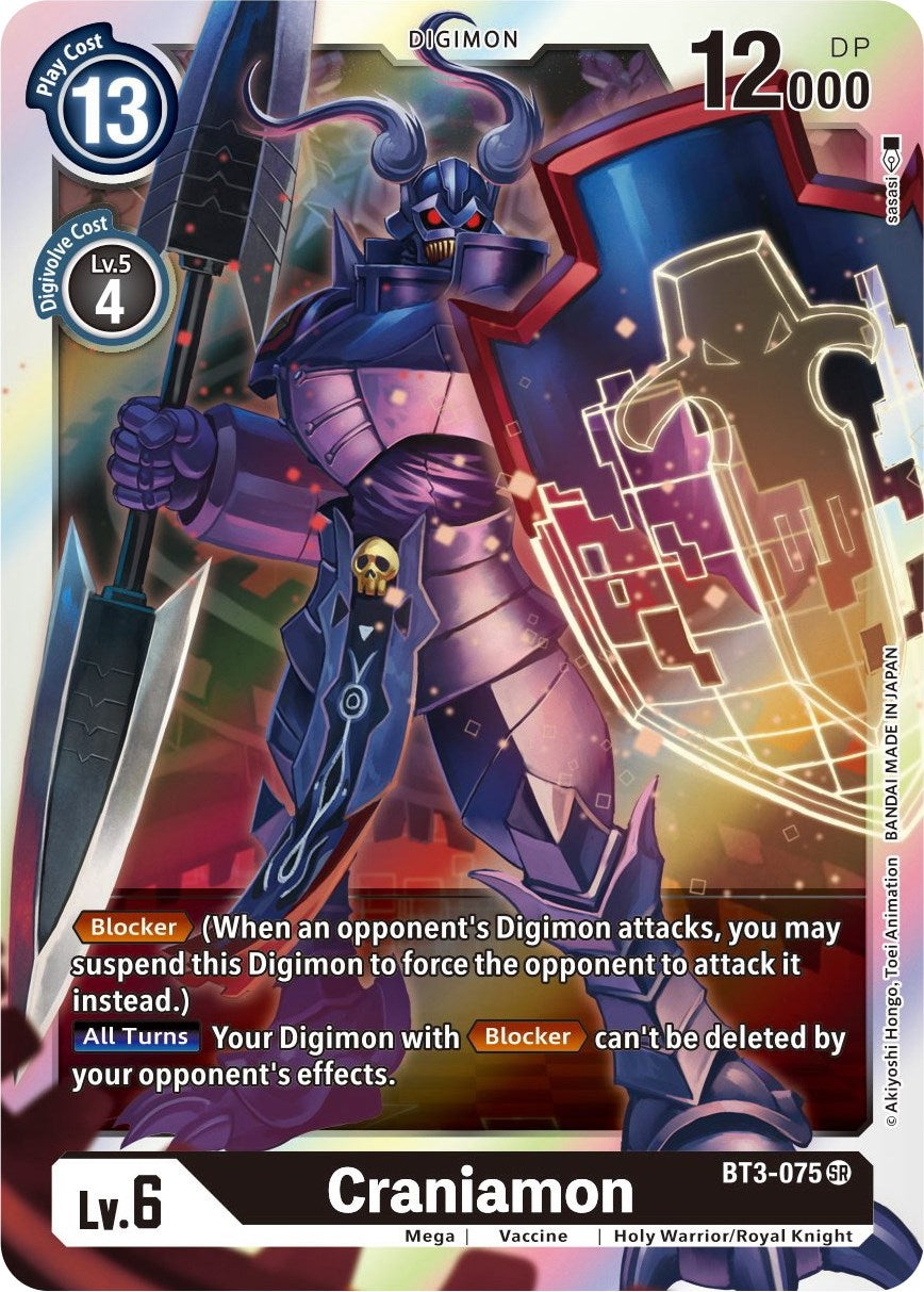 Image for Craniamon (BT3-075 SR) (BT01-03B) - Digimon Card Game