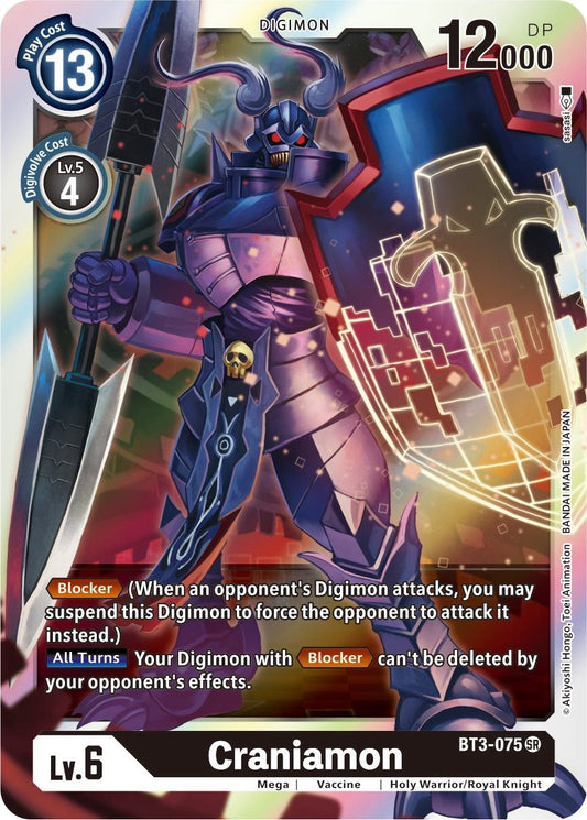 Image for Craniamon (BT3-075 SR) (BT01-03B) - Digimon Card Game