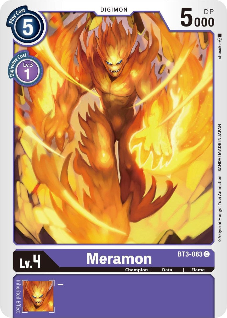 Image for Meramon (BT3-083 C) (BT01-03B) - Digimon Card Game