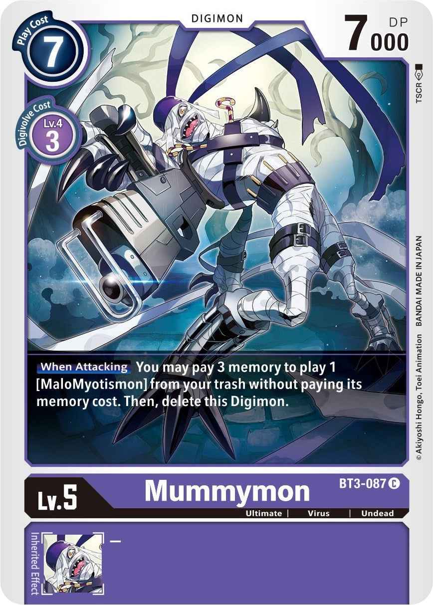 Image for Mummymon (BT3-087 C) (BT01-03B) - Digimon Card Game