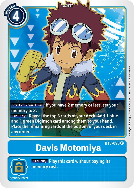 Image for Davis Motomiya (BT3-093 R) (BT01-03B) - Digimon Card Game