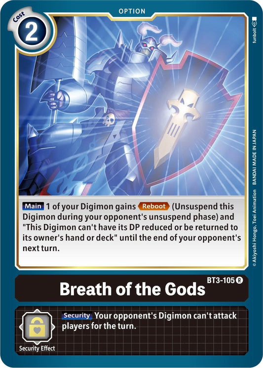 Image for Breath of the Gods (BT3-105 R) (BT01-03B) - Digimon Card Game