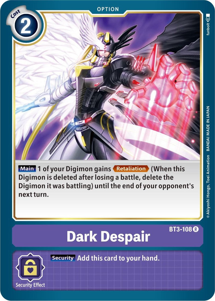 Image for Dark Despair (BT3-108 R) (BT01-03B) - Digimon Card Game