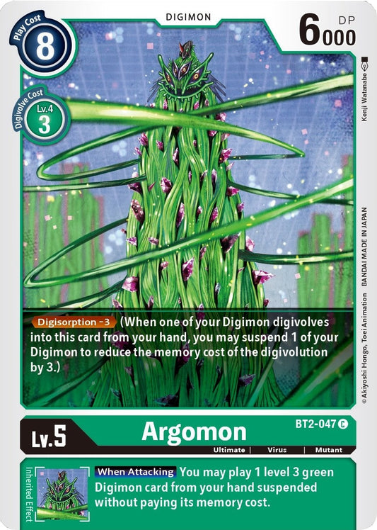 Image for Argomon - BT2-047 (BT2-047 C) (BT01-03B) - Digimon Card Game