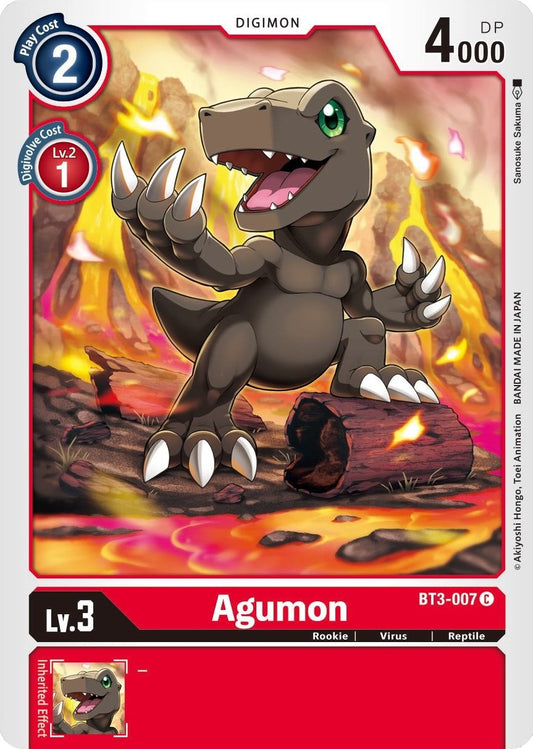 Image for Agumon - BT3-007 (BT3-007 C) (BT01-03B) - Digimon Card Game