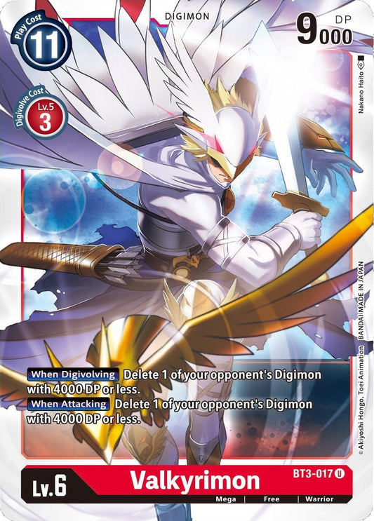 Image for Valkyrimon (BT3-017 U) (BT01-03B) - Digimon Card Game
