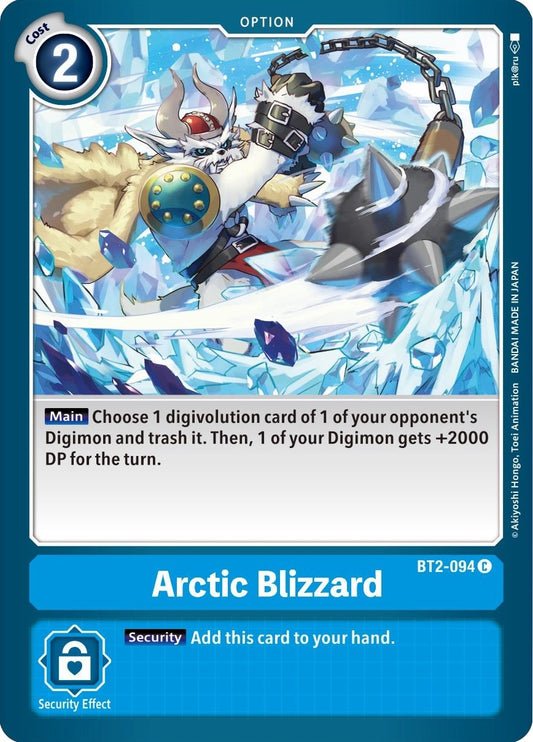 Image for Arctic Blizzard (BT2-094 C) (BT01-03B) - Digimon Card Game