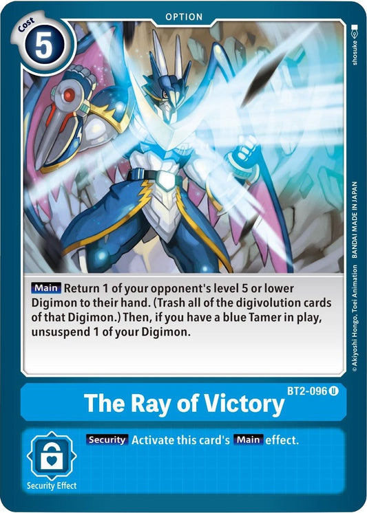 Image for The Ray of Victory (BT2-096 U) (BT01-03B) - Digimon Card Game
