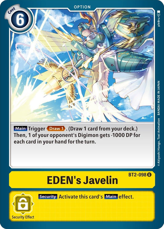 Image for EDEN's Javelin (BT2-098 U) (BT01-03B) - Digimon Card Game