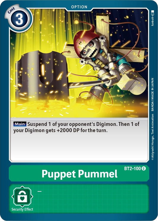 Image for Puppet Pummel (BT2-100 U) (BT01-03B) - Digimon Card Game