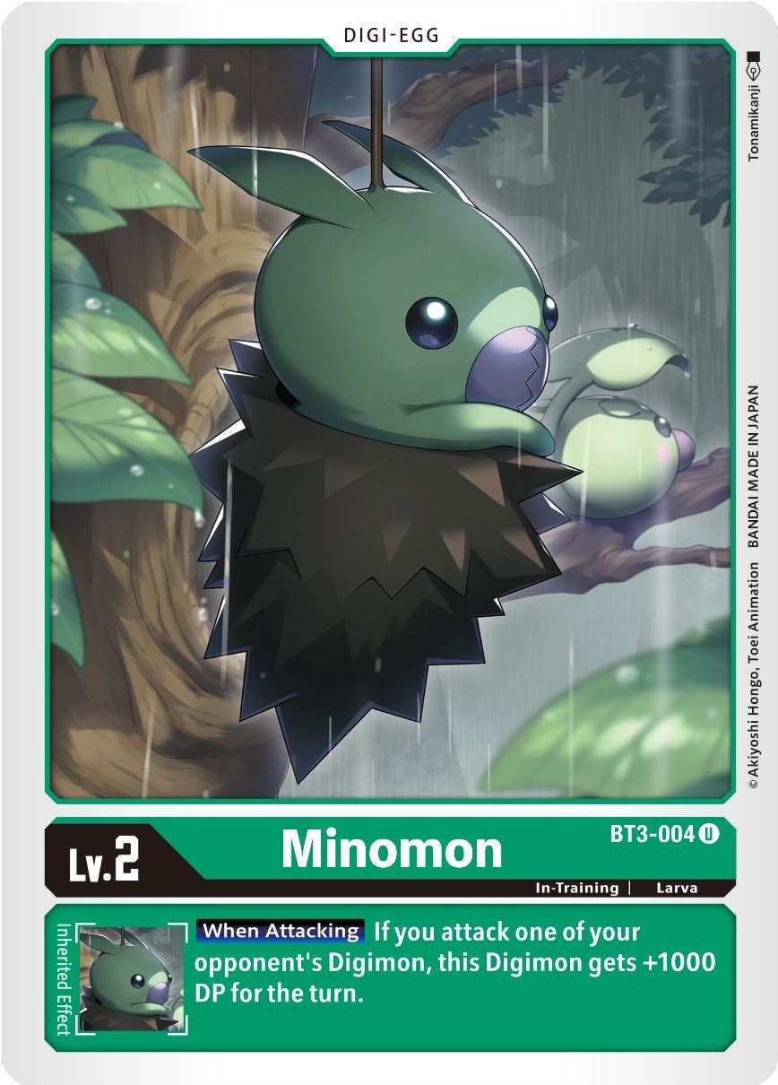 Image for Minomon (BT3-004 U) (BT01-03B) - Digimon Card Game