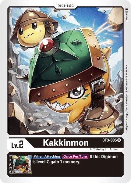 Image for Kakkinmon (BT3-005 U) (BT01-03B) - Digimon Card Game