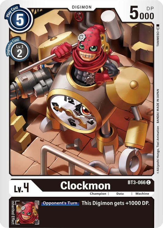 Image for Clockmon (BT3-066 C) (BT01-03B) - Digimon Card Game