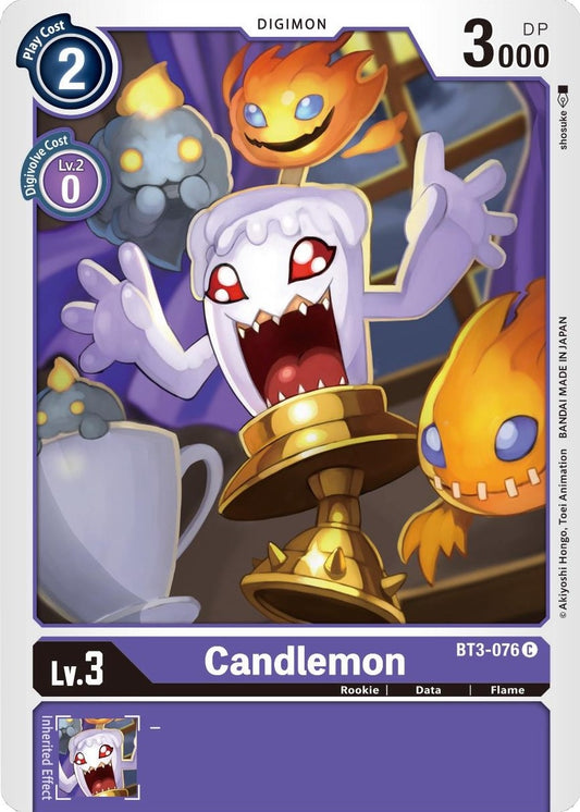 Image for Candlemon (BT3-076 C) (BT01-03B) - Digimon Card Game