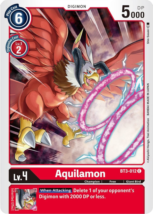 Image for Aquilamon (BT3-012 C) (BT01-03B) - Digimon Card Game