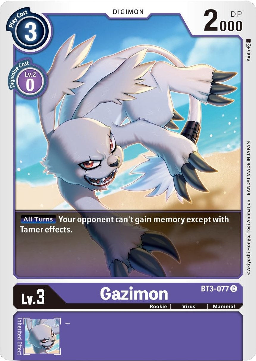 Image for Gazimon (BT3-077 C) (BT01-03B) - Digimon Card Game