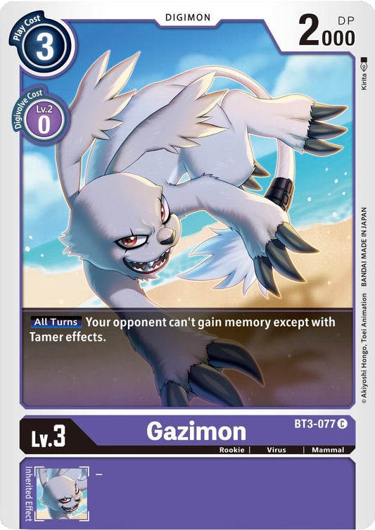 Image for Gazimon (BT3-077 C) (BT01-03B) - Digimon Card Game