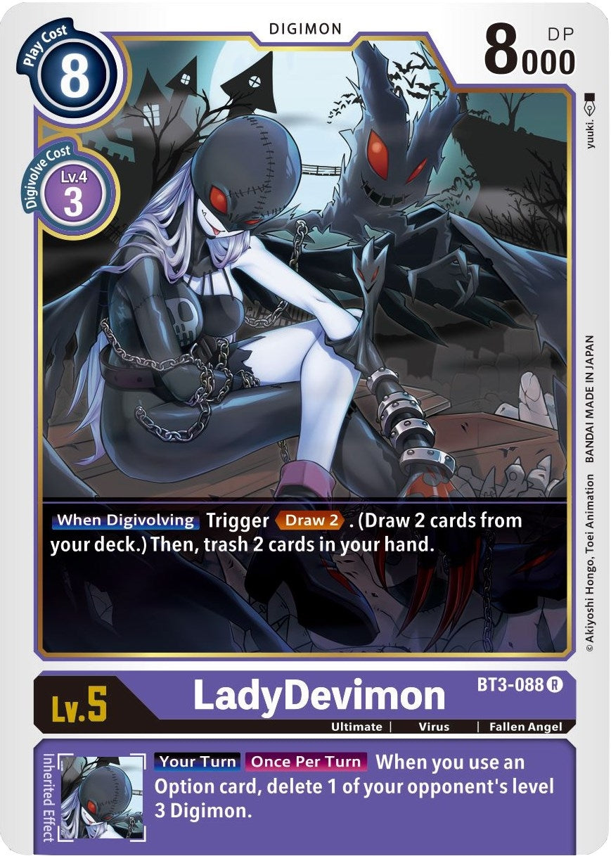 Image for LadyDevimon (BT3-088 R) (BT01-03B) - Digimon Card Game