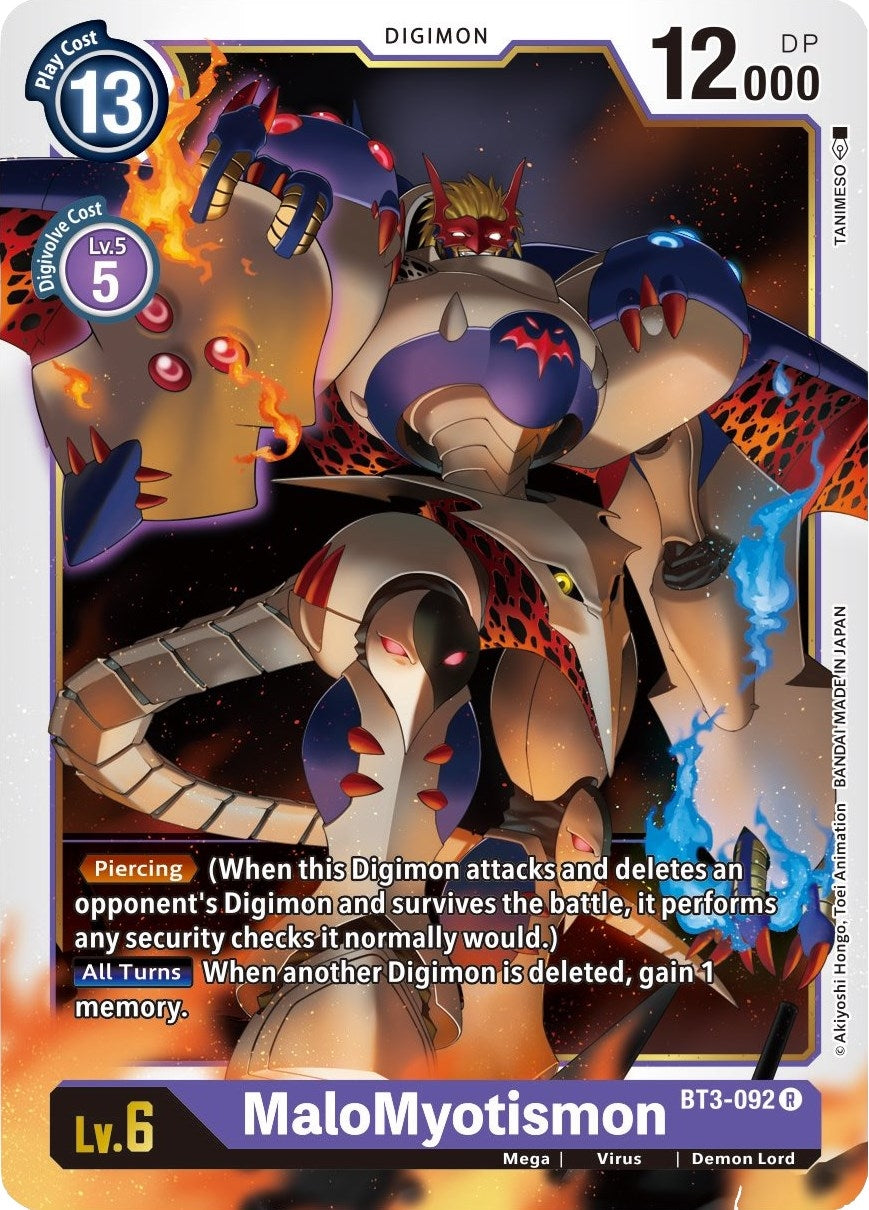 Image for MaloMyotismon (BT3-092 R) (BT01-03B) - Digimon Card Game
