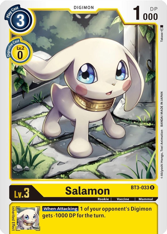 Image for Salamon - BT3-033 (BT3-033 R) (BT01-03B) - Digimon Card Game