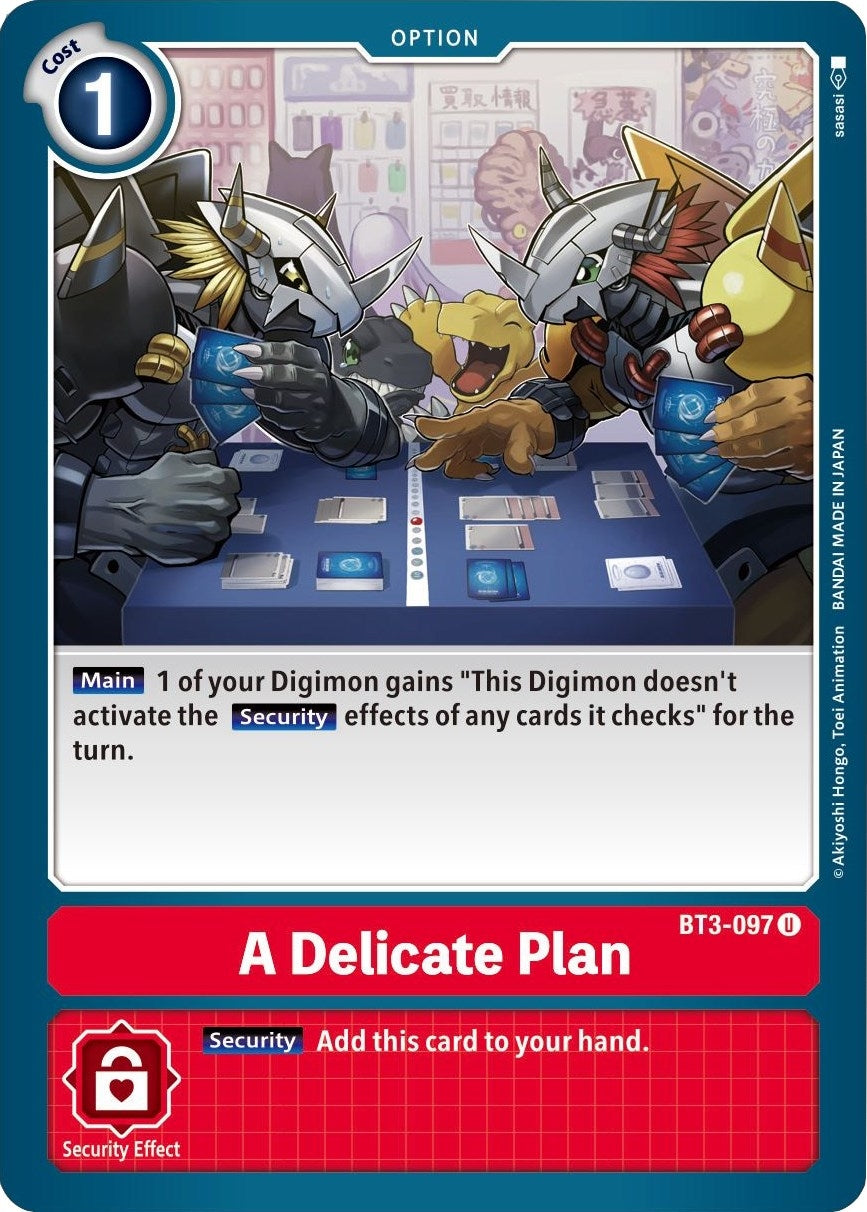 Image for A Delicate Plan (BT3-097 U) (BT01-03B) - Digimon Card Game