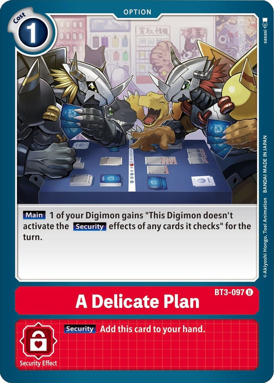 Image for A Delicate Plan (BT3-097 U) (BT01-03B) - Digimon Card Game
