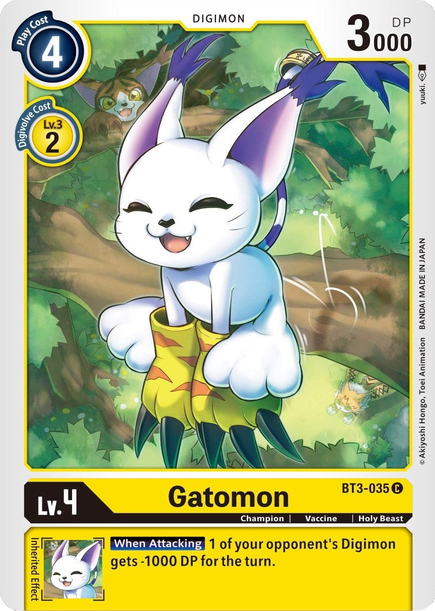 Image for Gatomon - BT3-035 (BT3-035 C) (BT01-03B) - Digimon Card Game