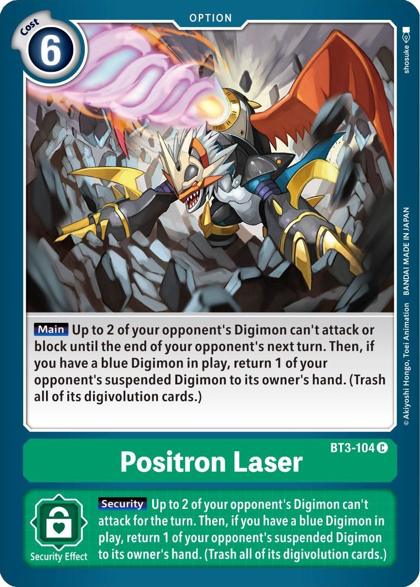 Image for Positron Laser (BT3-104 C) (BT01-03B) - Digimon Card Game