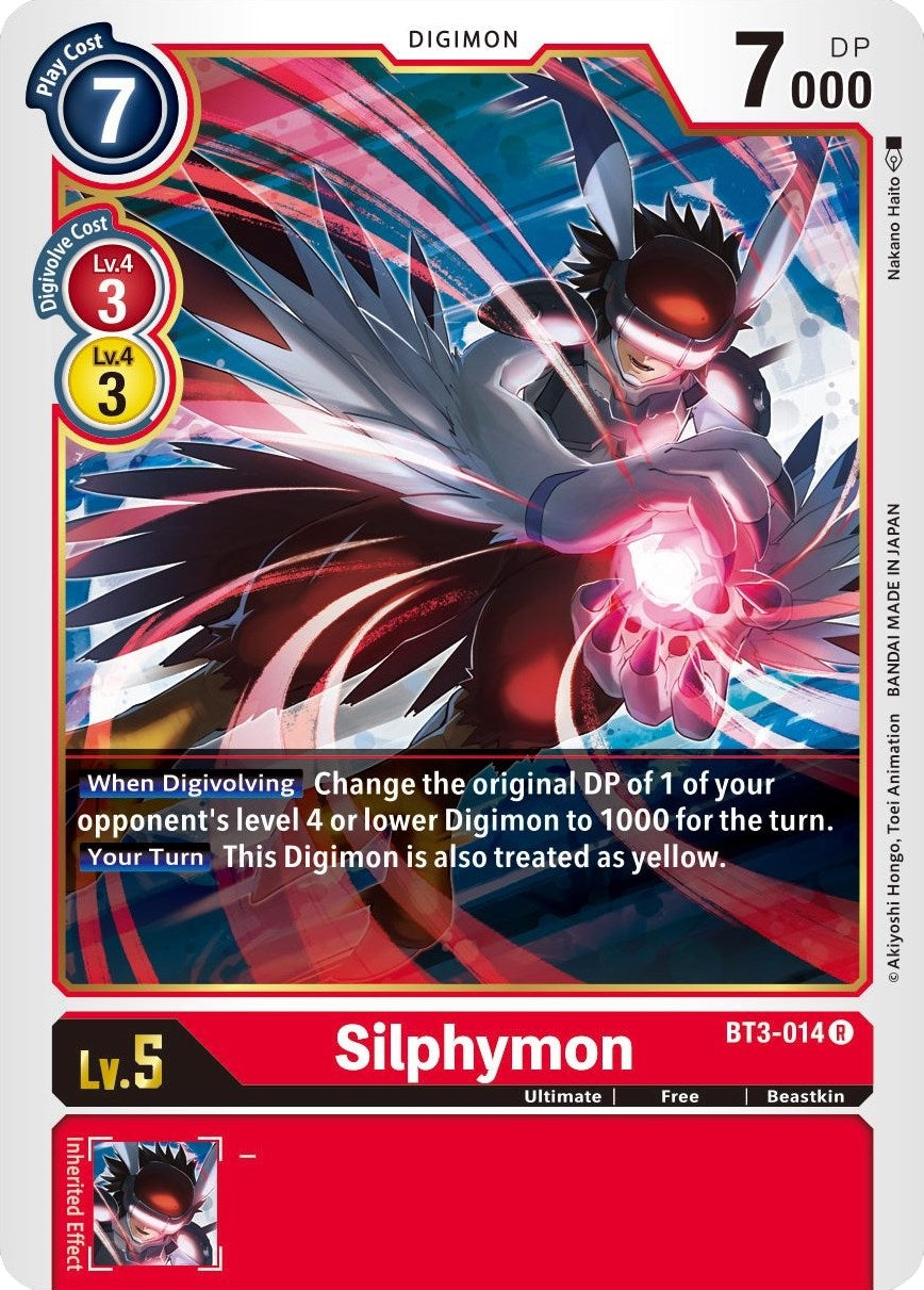 Image for Silphymon (BT3-014 R) (BT01-03B) - Digimon Card Game