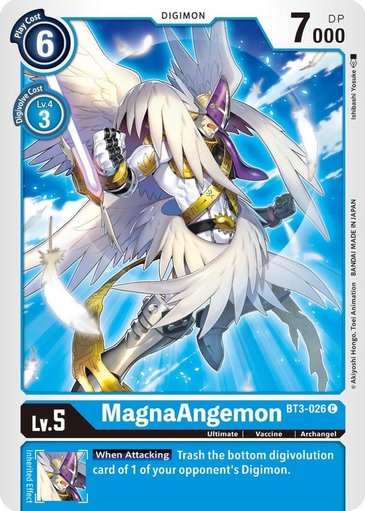 Image for MagnaAngemon - BT3-026 (BT3-026 C) (BT01-03B) - Digimon Card Game