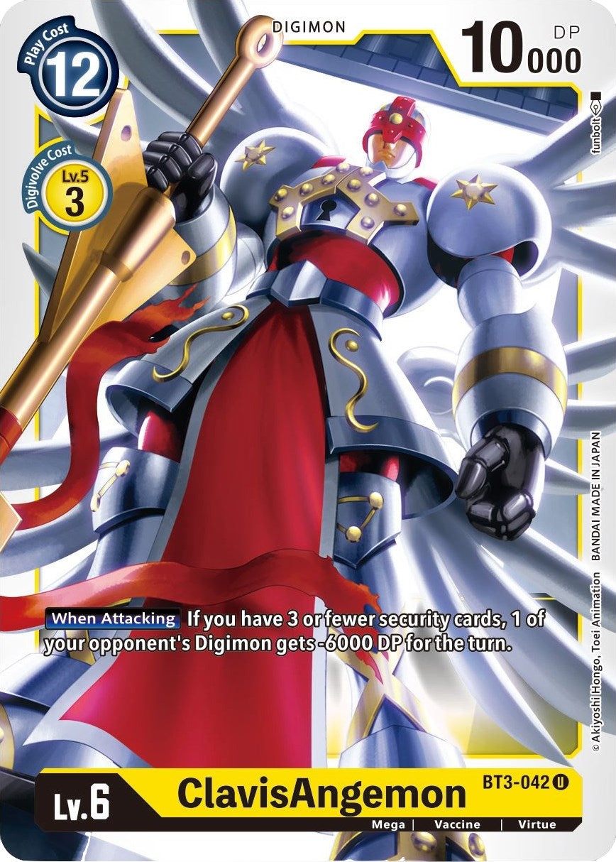 Image for ClavisAngemon (BT3-042 U) (BT01-03B) - Digimon Card Game