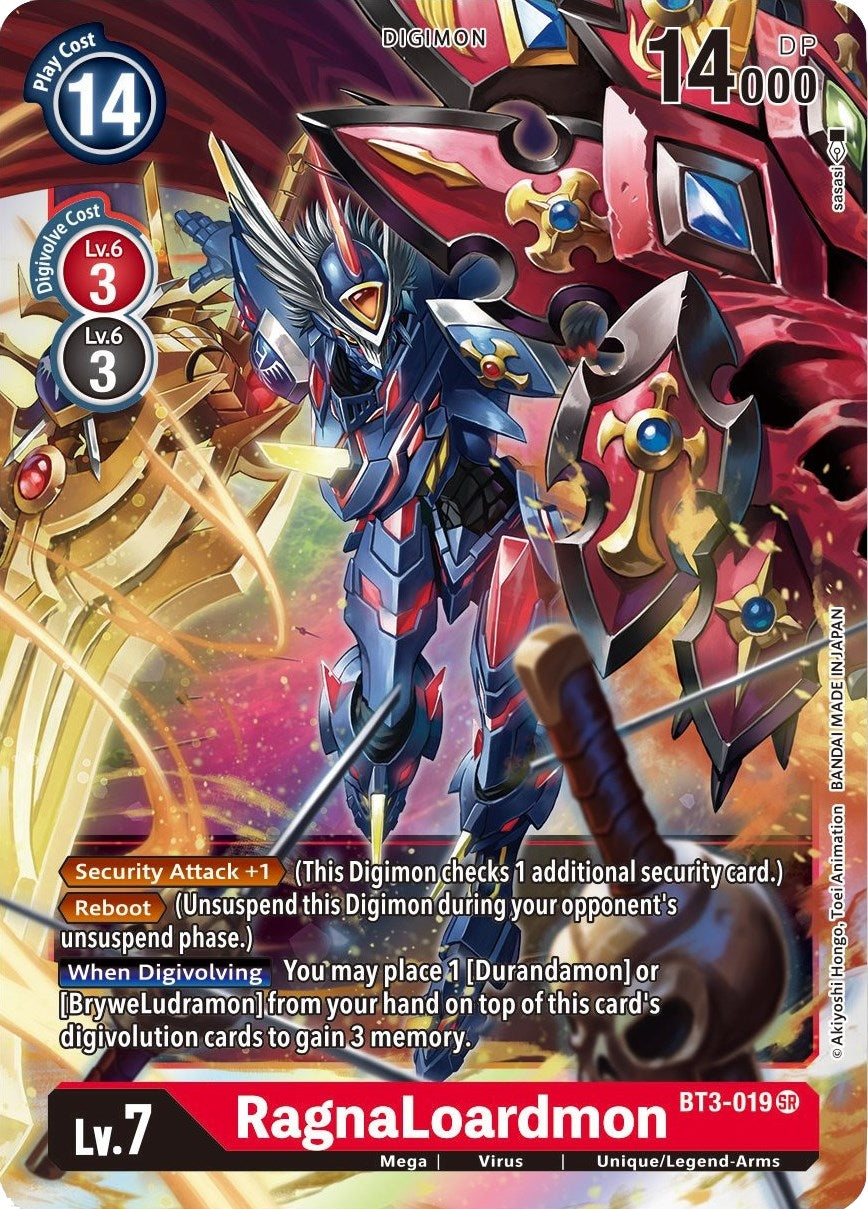 Image for RagnaLoardmon (BT3-019 SR) (BT01-03B) - Digimon Card Game